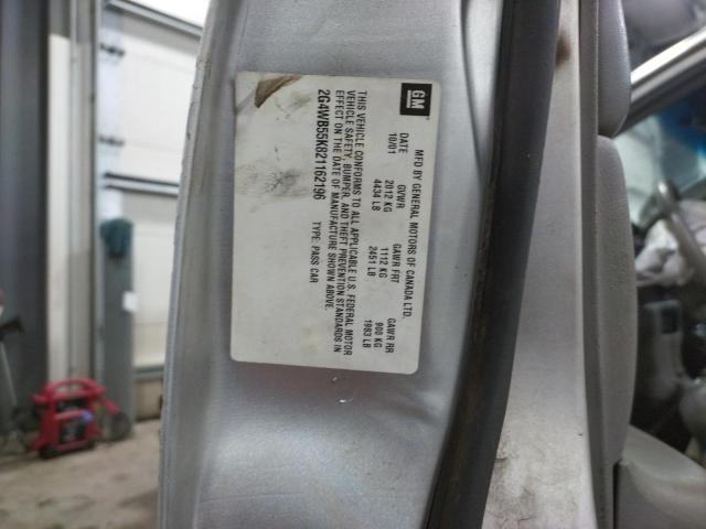 2G4WB55K821162196 - 2002 BUICK REGAL LS 银色 照片 12