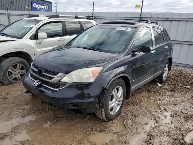 5J6RE4H71AL001198 - 2010 HONDA CR-V EXL BLACK photo 1