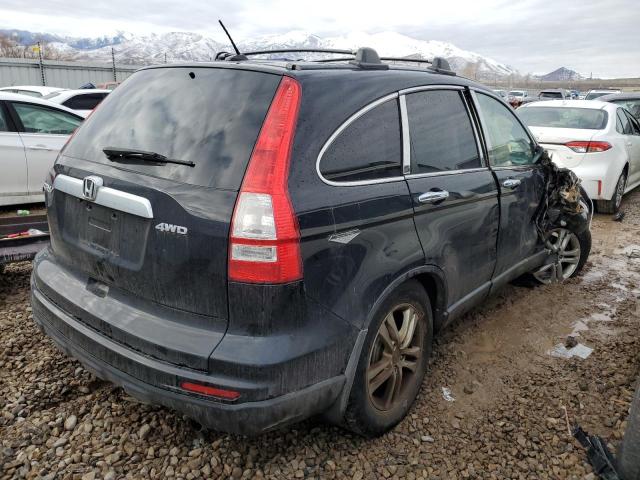 5J6RE4H71AL001198 - 2010 HONDA CR-V EXL BLACK photo 3