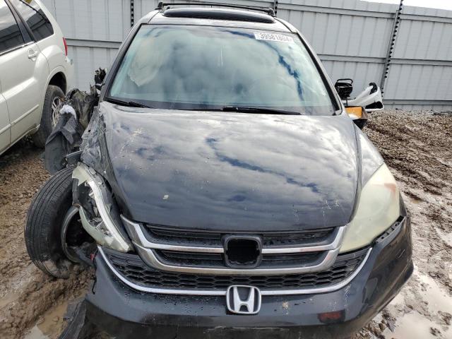 5J6RE4H71AL001198 - 2010 HONDA CR-V EXL BLACK photo 5