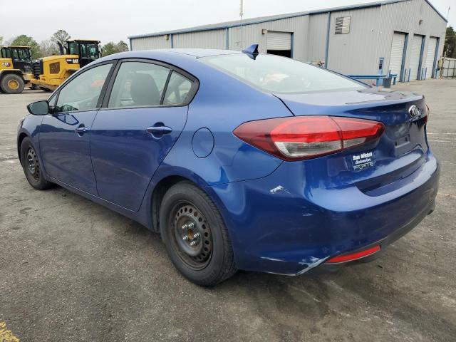 3KPFK4A74JE271174 - 2018 KIA FORTE LX BLUE photo 2