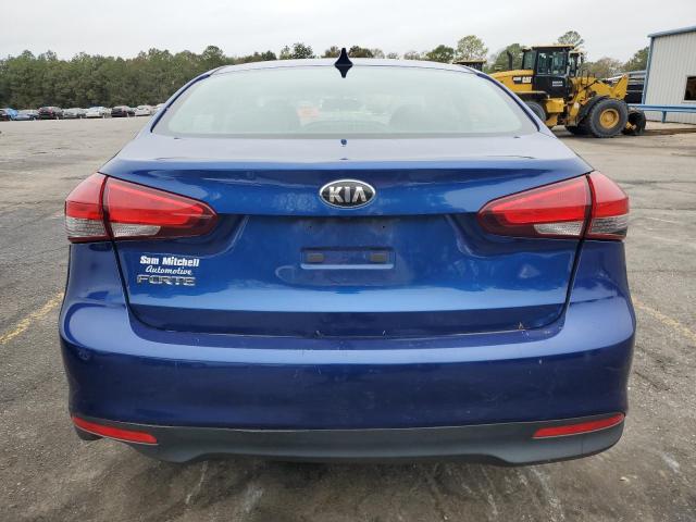 3KPFK4A74JE271174 - 2018 KIA FORTE LX BLUE photo 6