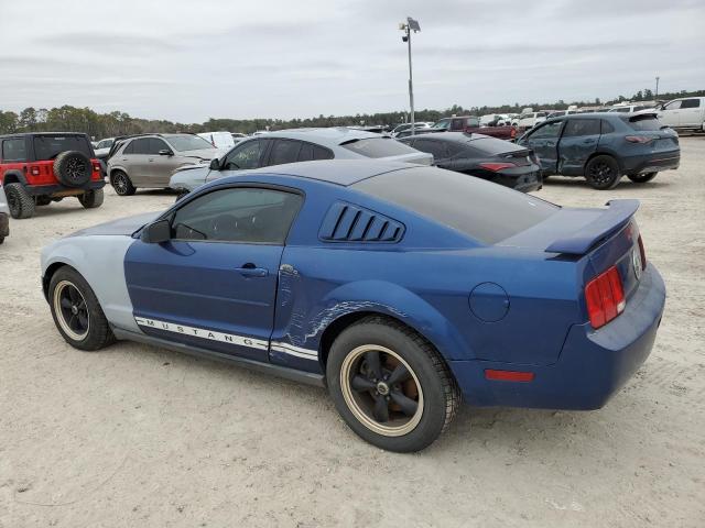 1ZVHT80N685208741 - 2008 FORD MUSTANG BLUE photo 2