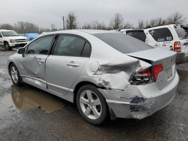 1HGFA16838L012584 - 2008 HONDA CIVIC EX SILVER photo 2