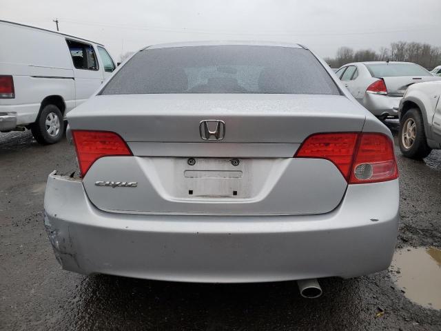 1HGFA16838L012584 - 2008 HONDA CIVIC EX SILVER photo 6