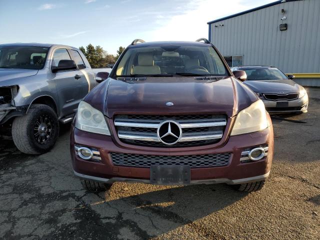 4JGBF71E77A241614 - 2007 MERCEDES-BENZ GL 450 4MATIC BURGUNDY photo 5