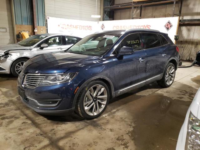 2LMPJ8LP9HBL48490 - 2017 LINCOLN MKX RESERVE Mavi foto 1