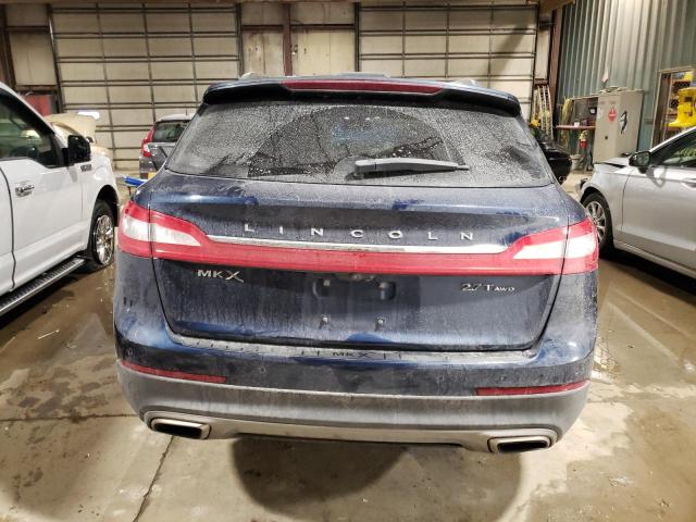 2LMPJ8LP9HBL48490 - 2017 LINCOLN MKX RESERVE BLUE photo 6