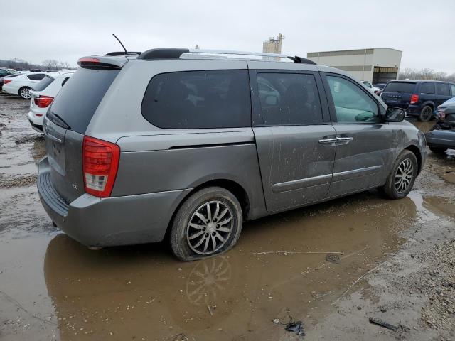 KNDMH4C76B6381704 - 2011 KIA SEDONA EX GRAY photo 3