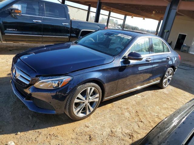 55SWF4JB1GU132274 - 2016 MERCEDES-BENZ C 300 BLUE photo 1