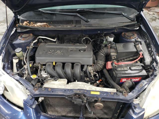 2T1KR32E95C397701 - 2005 TOYOTA COROLLA MA XR BLUE photo 11