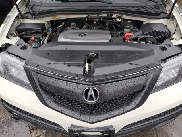 2HNYD2H43AH523918 - 2010 ACURA MDX TECHNOLOGY WHITE photo 12