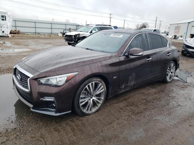 JN1EV7AR5JM441679 - 2018 INFINITI Q50 LUXE BURGUNDY photo 1