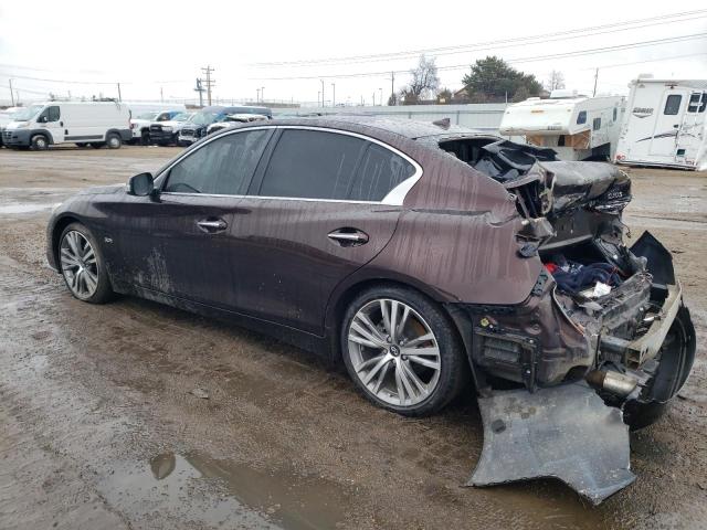 JN1EV7AR5JM441679 - 2018 INFINITI Q50 LUXE BURGUNDY photo 2