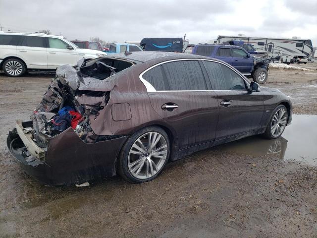 JN1EV7AR5JM441679 - 2018 INFINITI Q50 LUXE BURGUNDY photo 3