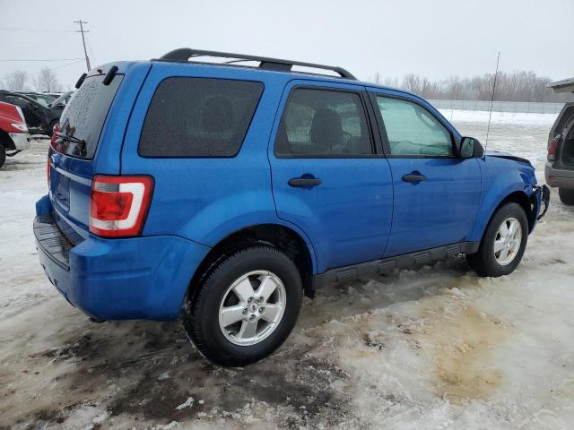 1FMCU0D76BKB59004 - 2011 FORD ESCAPE XLT BLUE photo 3