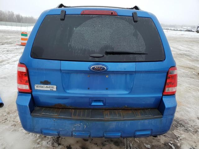 1FMCU0D76BKB59004 - 2011 FORD ESCAPE XLT BLUE photo 6