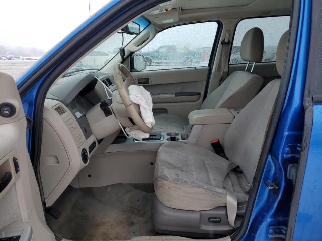 1FMCU0D76BKB59004 - 2011 FORD ESCAPE XLT BLUE photo 7