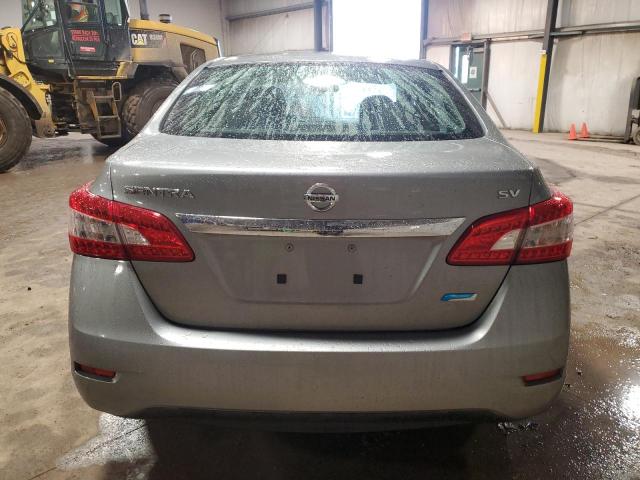 3N1AB7AP6EY325299 - 2014 NISSAN SENTRA S GRAY photo 6