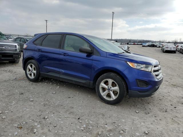 2FMTK3G80FBB39570 - 2015 FORD EDGE SE BLUE photo 4