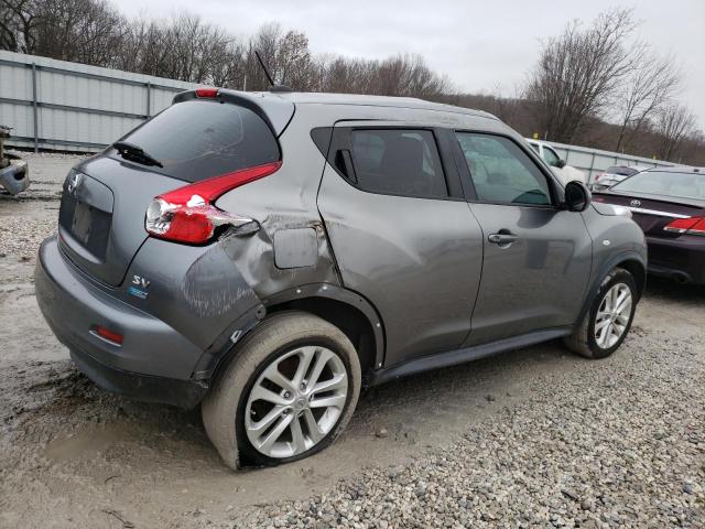 JN8AF5MR9CT106916 - 2012 NISSAN JUKE S GRAY photo 3