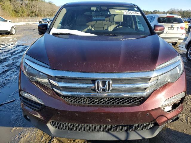 5FNYF6H53HB044253 - 2017 HONDA PILOT EXL MAROON photo 5