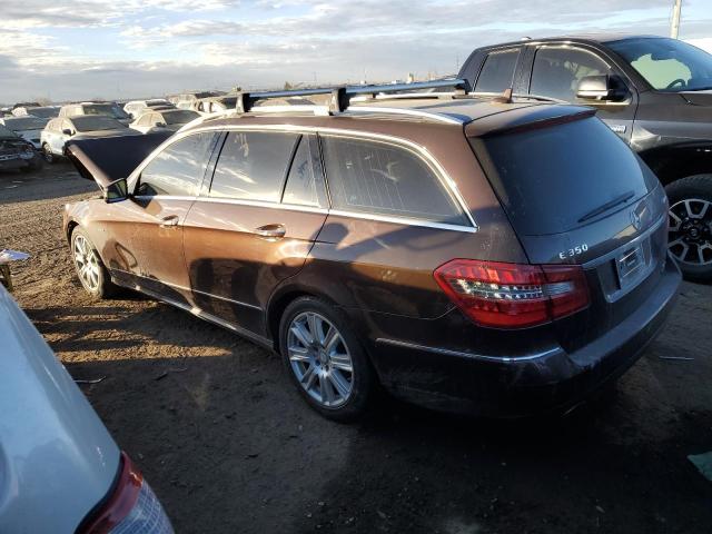 WDDHH8JB9CA647267 - 2012 MERCEDES-BENZ E 350 4MATIC WAGON BROWN photo 2