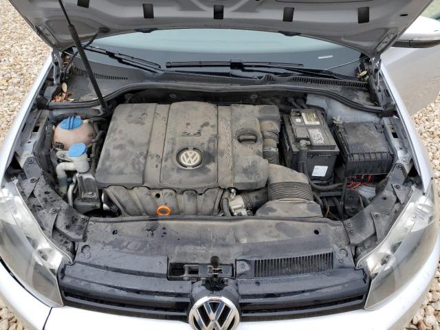 WVWDB7AJ3DW127467 - 2013 VOLKSWAGEN GOLF SILVER photo 11