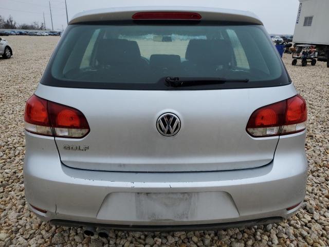 WVWDB7AJ3DW127467 - 2013 VOLKSWAGEN GOLF SILVER photo 6