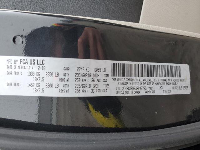 2C4RC1BG0JR247735 - 2018 CHRYSLER PACIFICA TOURING L Boz foto 13