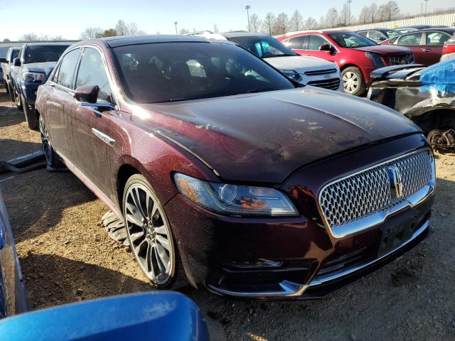 1LN6L9RP1H5607833 - 2017 LINCOLN CONTINENTA RESERVE MAROON photo 4
