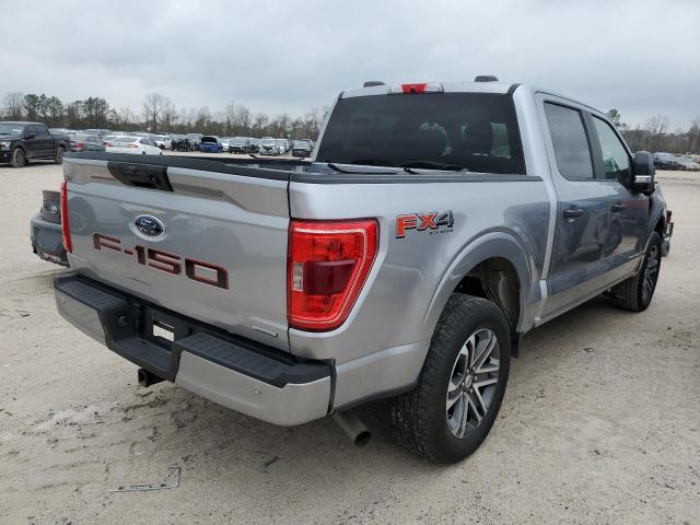 1FTEW1EP9MFC01429 - 2021 FORD F150 SUPER SILVER photo 3
