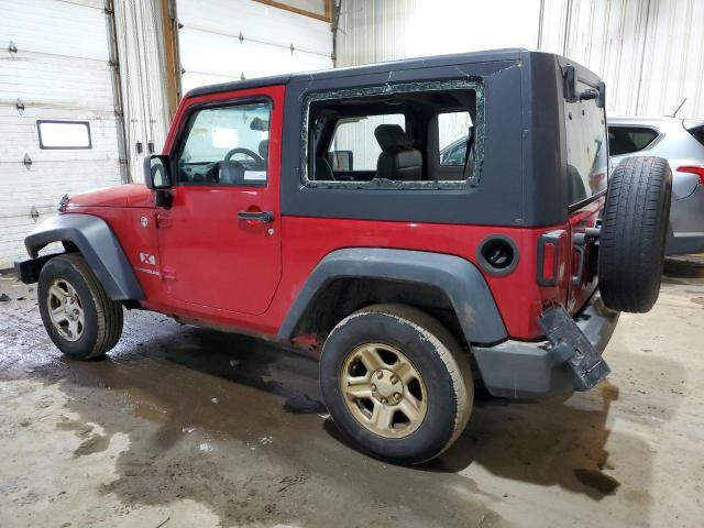 1J4FA24109L738795 - 2009 JEEP WRANGLER X RED photo 2