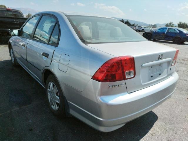 2HGES16305H604529 - 2005 HONDA CIVIC DX VP SILVER photo 3