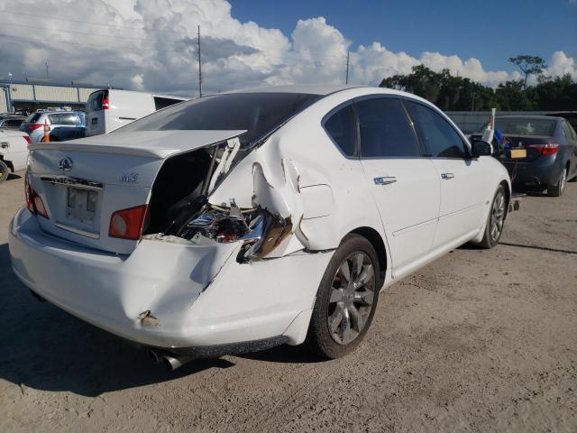 JNKAY01E87M311765 - 2007 INFINITI M35 BASE WHITE photo 4