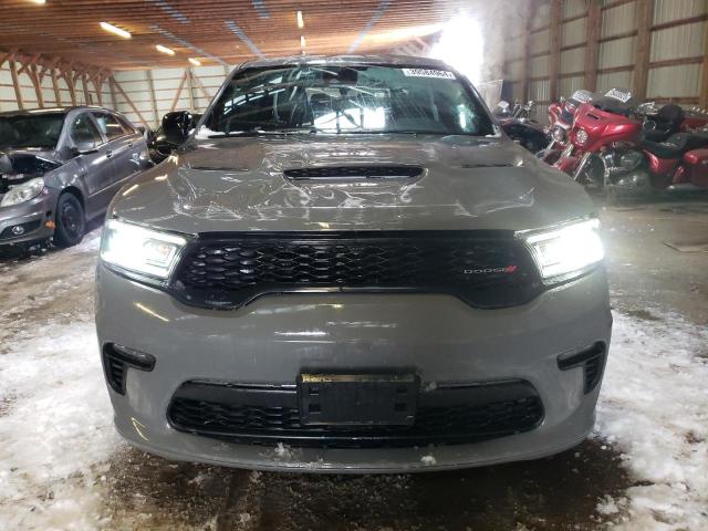 1C4RDJDG2NC189622 - 2022 DODGE DURANGO GT GRAY photo 5