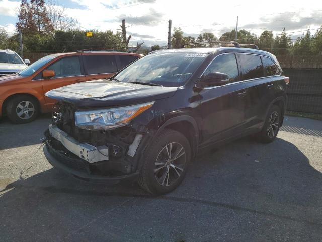 2016 TOYOTA HIGHLANDER XLE, 