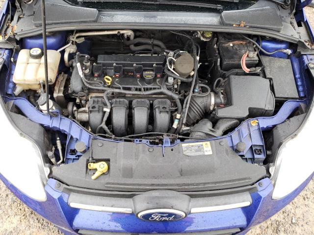 1FADP3F29DL337347 - 2013 FORD FOCUS SE BLUE photo 11