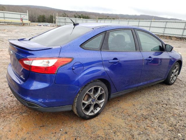 1FADP3F29DL337347 - 2013 FORD FOCUS SE BLUE photo 3