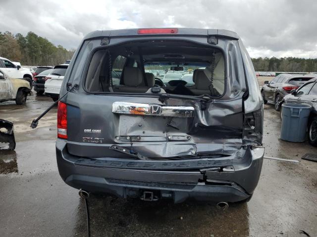 5FNYF3H69CB025173 - 2012 HONDA PILOT EXL SILVER photo 6