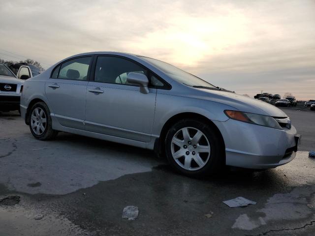 2HGFA16588H527499 - 2008 HONDA CIVIC LX SILVER photo 4