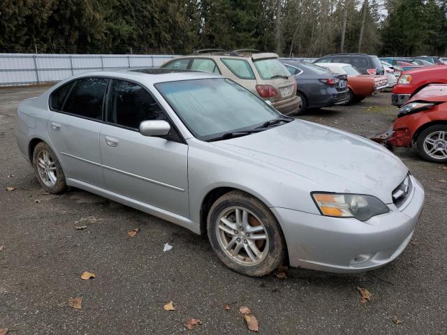 4S3BL626857213989 - 2005 SUBARU LEGACY 2.5I LIMITED SILVER photo 4