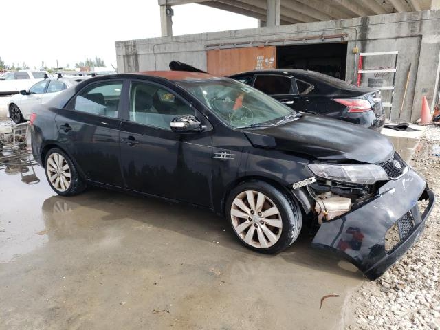 KNAFW4A35A5305441 - 2010 KIA FORTE SX BLACK photo 4