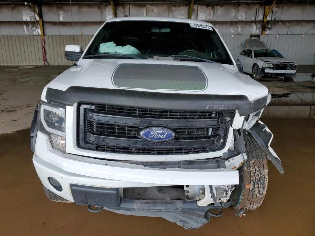 1FTFW1EF5DFC83669 - 2013 FORD F150 SUPERCREW WHITE photo 5