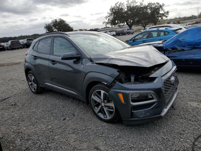 KM8K33A57KU372356 - 2019 HYUNDAI KONA LIMITED GRAY photo 4