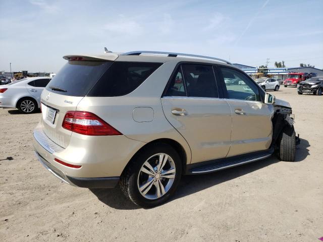 4JGDA5HB4CA015239 - 2012 MERCEDES-BENZ ML 350 4MATIC TAN photo 3