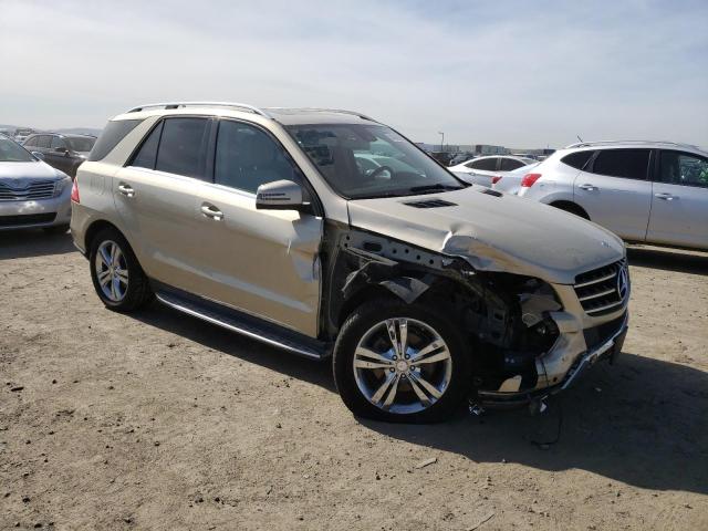 4JGDA5HB4CA015239 - 2012 MERCEDES-BENZ ML 350 4MATIC TAN photo 4