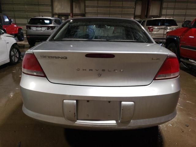 1C3EL46X42N222740 - 2002 CHRYSLER SEBRING LX SILVER photo 6