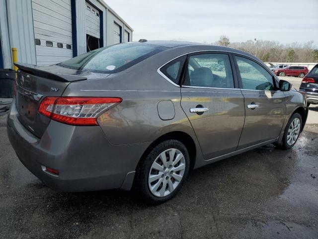 3N1AB7AP1FL682243 - 2015 NISSAN SENTRA S GRAY photo 3