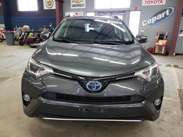 JTMRJREV3GD003426 - 2016 TOYOTA RAV4 HV XLE GRAY photo 5